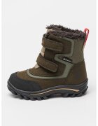 Timberland Боти с велкро - Черен/Тъмнозелен/Зелени аспержи