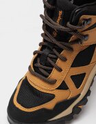 Timberland Боти с връзки Черен/Светлокафяв