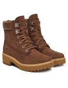 Timberland Дамски ботуши - естествена кожа - повишен комфорт - блок ток