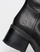 Timberland Кожени дълги ботуши Bellevaux с масивен ток Черен