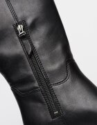 Timberland Кожени дълги ботуши Bellevaux с масивен ток Черен