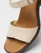 Timberland Кожени сандали Bellevaux с масивен ток Светло бежово