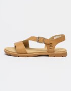 Timberland Кожени сандали Calista Тъмнобежово