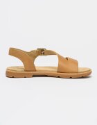 Timberland Кожени сандали Calista Тъмнобежово