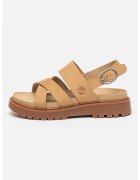 Timberland Кожени сандали с каишка с тока