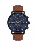 Timberland Мъжки часовник - City Lifestyler Putnam 1471243892 - Кафяв