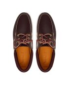 Timberland Мъжки мокасини от естествена кожа в кафяво