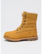 Timberland Непромокаеми боти от кожа с плюшена вата - Камел