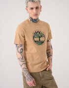 Timberland Тениска с принт Светлокафяв
