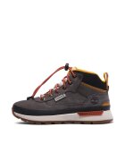 Timberland Унисекс боти Field Trekker Mid естествена кожа сиви червени