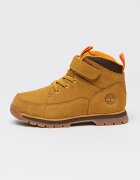 Timberland Велурени боти Euro Rock с велкро Канелено кафяво