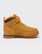 Timberland Велурени боти Euro Rock с велкро Канелено кафяво