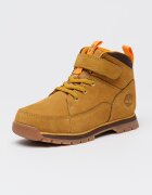Timberland Велурени боти Euro Rock с велкро Канелено кафяво