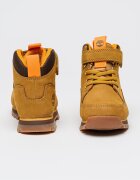 Timberland Велурени боти Euro Rock с велкро Канелено кафяво