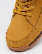 Timberland Велурени боти Euro Rock с велкро Канелено кафяво