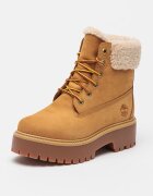 Timberland Водоустойчиви боти Stone Street от набук Слонова кост/Карамел