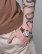 Tissot Автоматичен часовник Powermatic 80 Сребрист/Златисто розов