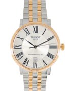 Tissot Автоматичен часовник Powermatic 80 Сребрист/Златисто розов