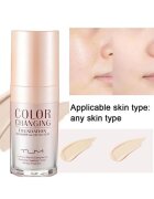 TLM Светещ фон дьо тен променящ се цвят Shimmer Glow Silver 30 мл