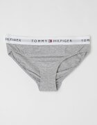 Tommy Hilfiger Бикини Classic с лого на талията - 2 чифта Сив меланж/Бял