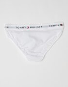 Tommy Hilfiger Бикини Classic с лого на талията - 2 чифта Сив меланж/Бял