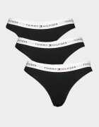 Tommy Hilfiger Бикини с лого 3 чифта Червен/Бял/Черен
