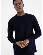 Tommy Hilfiger Блуза с овално деколте - Тъмносин