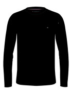 Tommy Hilfiger Блуза slim fit от органичен памук Черен