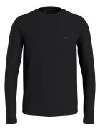 Tommy Hilfiger Блуза slim fit от органичен памук Черен