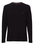 Tommy Hilfiger Блуза slim fit от органичен памук Черен