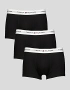 Tommy Hilfiger Боксерки с лого - 3 чифта Бял/Черен