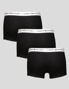 Tommy Hilfiger Боксерки с лого - 3 чифта Бял/Черен
