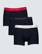 Tommy Hilfiger Боксерки с лого 3 чифта Червен/Бял/Ултрамарин синьо