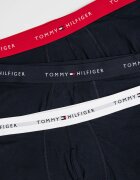 Tommy Hilfiger Боксерки с лого 3 чифта Червен/Бял/Ултрамарин синьо