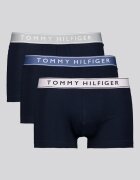 Tommy Hilfiger Боксерки с лого на талията - 3 чифта Антично синьо