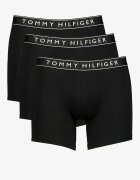 Tommy Hilfiger Боксерки с лого на талията - 3 чифта Антрацитно черно