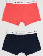 Tommy Hilfiger Боксерки с памук - 2 чифта Корал/Тъмносин