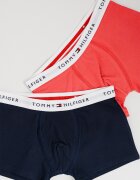 Tommy Hilfiger Боксерки с памук - 2 чифта Корал/Тъмносин