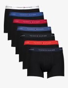 Tommy Hilfiger Боксерки с памук с лого - 7 чифта Антрацитно черно