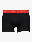 Tommy Hilfiger Боксерки с памук с лого - 7 чифта Антрацитно черно