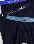 Tommy Hilfiger Боксерки с памук с лого на талията - 3 чифта Ултрамарин синьо/Син