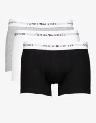 Tommy Hilfiger Боксерки Signature с лого - 3 чифта Сив/Антрацитно черно/Антично бяло