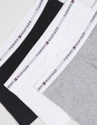 Tommy Hilfiger Боксерки Signature с лого - 3 чифта Сив/Антрацитно черно/Антично бяло