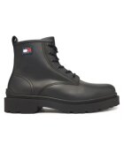 Tommy Hilfiger Боти TJM LACE UP RUBBERIZED-EM0EM01628-BDS