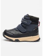 Tommy Hilfiger Боти Tripletex® с двойно велкро - Черен/Тъмносин