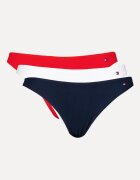Tommy Hilfiger Бразилиана с памук - 3 чифта Червен/Бял/Тъмносин
