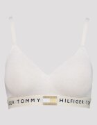 Tommy Hilfiger Бюстие с лого Слонова кост