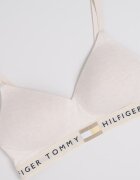 Tommy Hilfiger Бюстие с лого Слонова кост