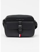 Tommy Hilfiger Чанта за кръста Foundation от еко кожа - Червен/Бял/Черен