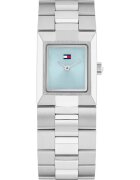 Tommy Hilfiger Часовник Ivy - правоъгълна стоманена кутия 20x25mm - светлосин циферблат - кварцов механизъм